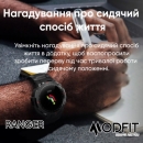 Розумний годинник Modfit Ranger All Black 36 мм.