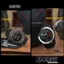 Розумний годинник Modfit Sniper All Black 36 мм.