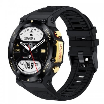 Розумний годинник Modfit Titan Black-Gold 35 мм.