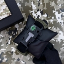 Годинник наручний Patriot 005 Тризуб золото Army Green Паракордовий ремінець Army Green + Коробка.