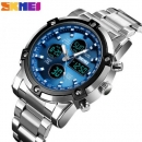 Skmei 1389BU Silver-Black-Blue