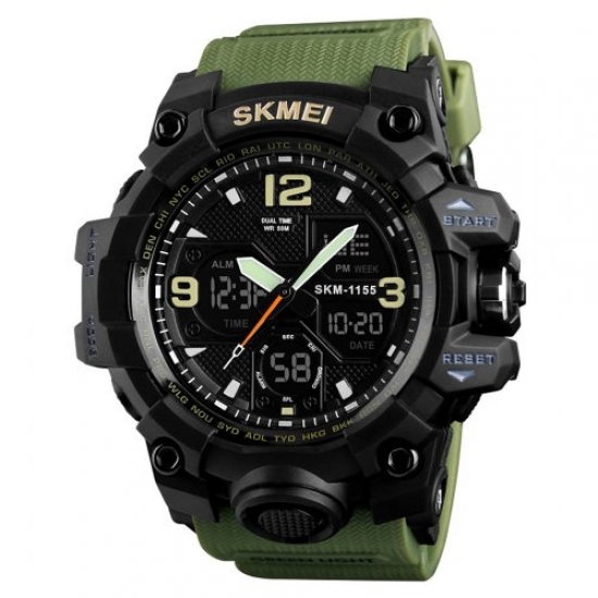 Skmei 1155 Black-Military