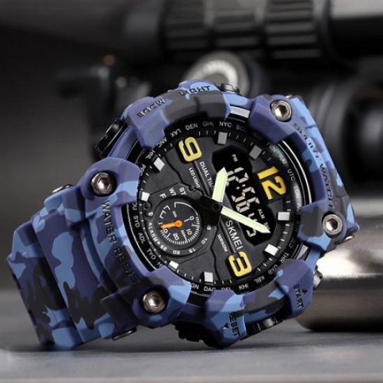 Skmei 1637 Blue-Military