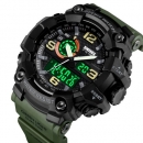 Skmei 1520AG Black-Military Wristband.