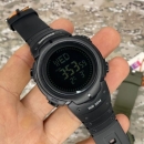 Skmei 1231BK All Black Smart Watch + Compass