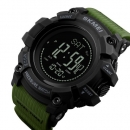 Skmei 1358AG Army Green Smart Watch Compass