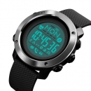 Skmei 1511BK All Black Smart Watch + Compass