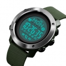 Skmei 1511AG Army-Green Smart Watch + Compass