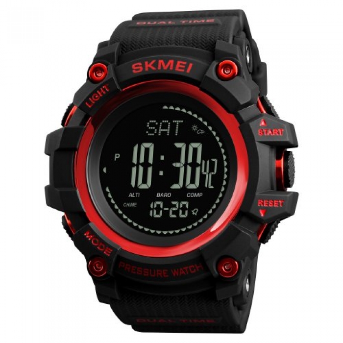 Skmei 1358 Black-Red Smart Watch Compass