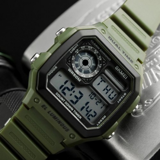 Skmei 1299AG Army Green.