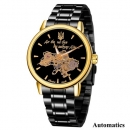 Годинник наручний Patriot 022 Black-Gold Automatics Metall Не Забуду Дім