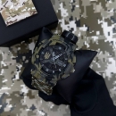 Годинник наручний Patriot 005 Тризуб золото Camo Green Паракордовий ремінець Camo Green + Коробка.