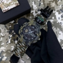 Годинник наручний Patriot 005 Тризуб золото Camo Green Паракордовий ремінець Camo Green + Коробка.