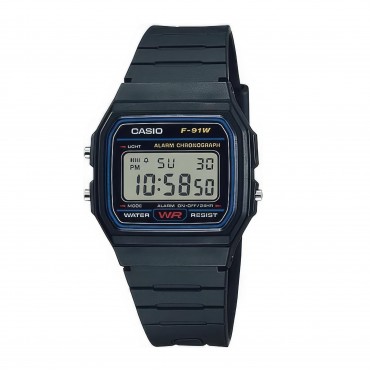 Чоловічий годинник Casio F-91W-1D