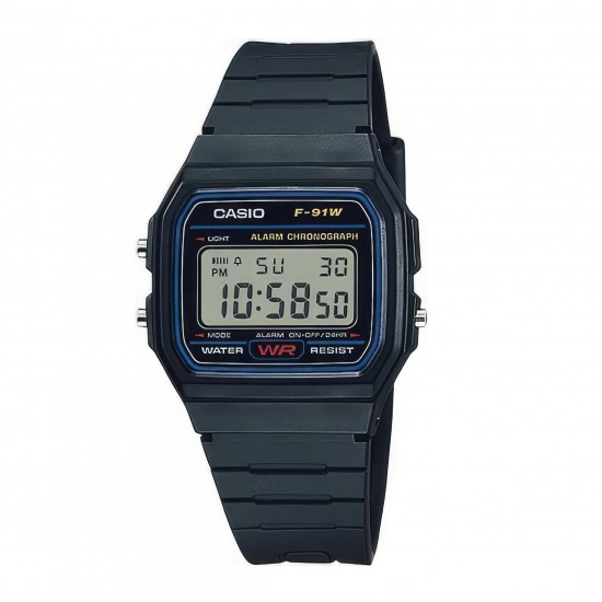 Чоловічий годинник Casio F-91W-1D