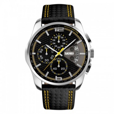 Skmei 9106YL Silver-Black-Yellow