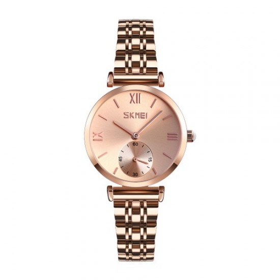 Skmei 9198RGRG-S Rose Gold - Rose Gold Lady