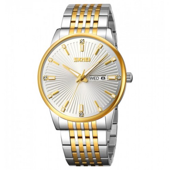 Skmei 9323TGDSI Silver/Gold-Silver