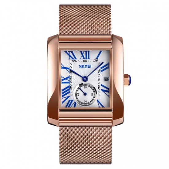 Skmei 9191RGSIBU Rose Gold-Silver-Blue