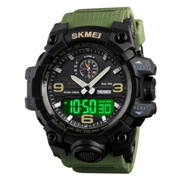 Skmei 1586 Black-Military Wrisband