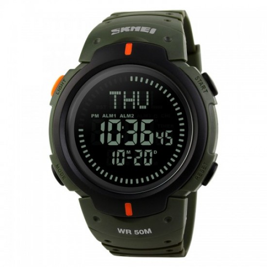 Skmei 1231AG Military Smart Watch + Compass