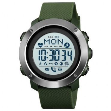 Skmei 1511AG Army-Green Smart Watch + Compass