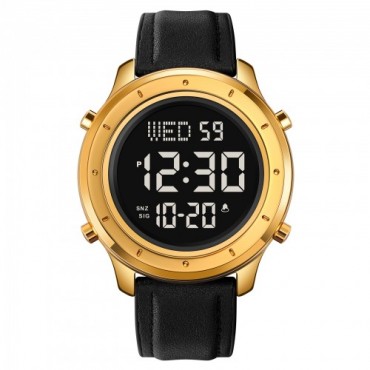 Skmei 1864LGDBK Gold-Black Leather