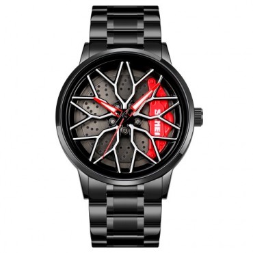 Skmei 1990D Black Red-Silver