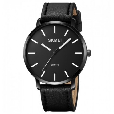 Skmei 1984LBK Black-leather belt