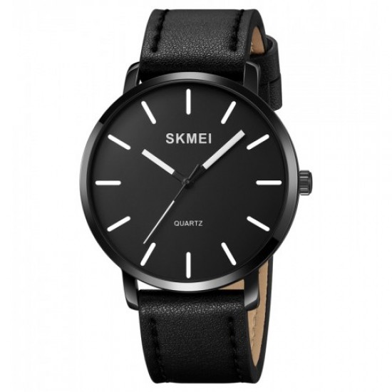 Skmei 1984LBK Black-leather belt