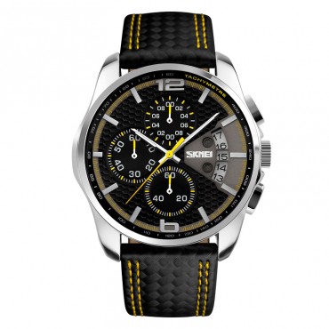 Skmei 9106YL Silver-Black-Yellow