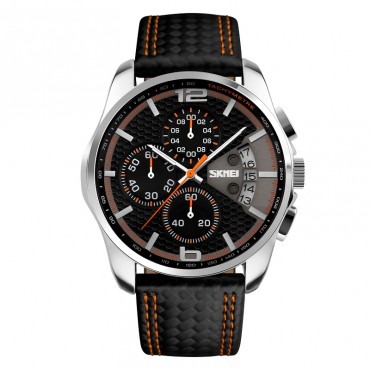 Skmei 9106OG Silver-Black-Orange