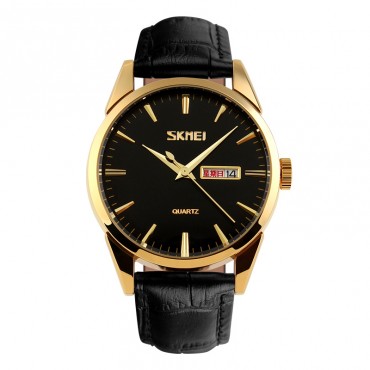 Skmei 9073GDBK-B Gold-Black men