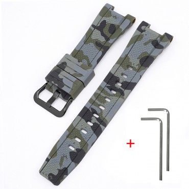 Ремінець для Casio G-Shock GST-W300 Camo Green BK