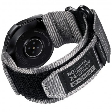 Ремінець для годинника Hemsut HGA121 Super Strong Nylon Grey 20 mm