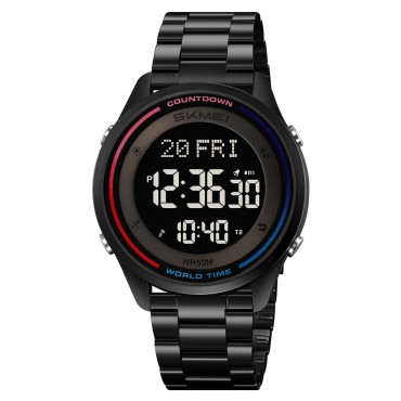 Skmei 2412SBK Black Steel