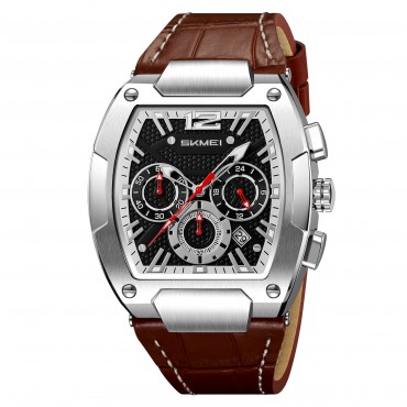 Skmei 9357SIBN Silver-Brown