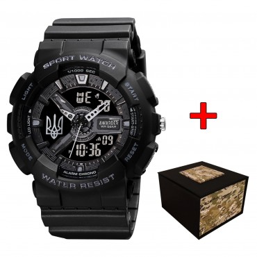 Awarder 005 Тризуб срібло  Black