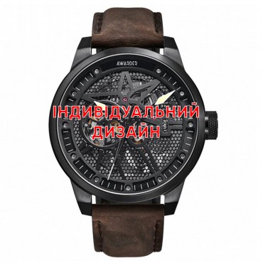 Awarder 058 Black-White Leather Індивідуальний дизайн