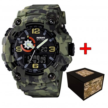 Patriot 002CMGRPO Поліція Зелений камуфляж + Коробка