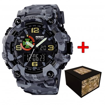 Patriot 002CMGYDPS ДПС Сірий камуфляж + Коробка