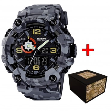 Patriot 002CMGYPO Поліція Сірий камуфляж + Коробка