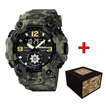 Patriot 004CMGRPO Поліція Зелений камуфляж + Коробка