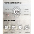 Чоловічий спортивний водостійкий тактичний годинник North Edge Tank 5BAR