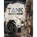 Чоловічий спортивний водостійкий тактичний годинник North Edge Tank 5BAR