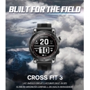 Розумний смарт годинник North Edge CrossFit GPS Black з компасом