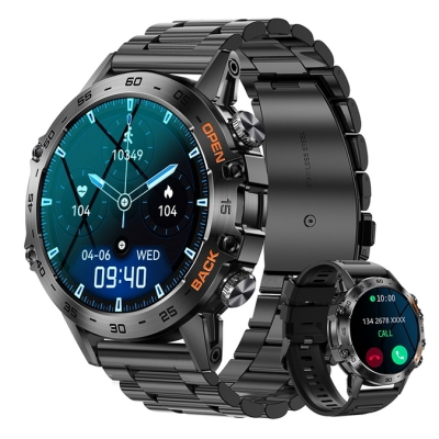 Розумний смарт годинник Smart Delta K52 Black, 2 ремінці