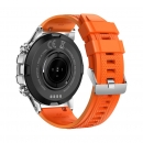 Розумний смарт годинник Smart Delta K52 Silver Orange, 2 ремінці