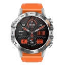 Розумний смарт годинник Smart Delta K52 Silver Orange, 2 ремінці