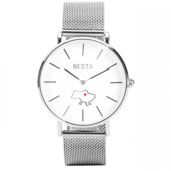 Жіночий годинник Besta Love UA Silver